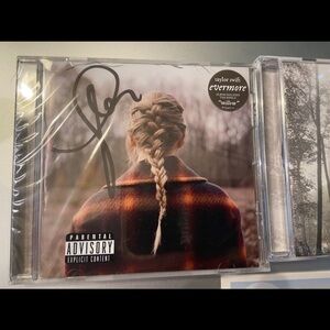 Taylor Swift Evermore Signed CD